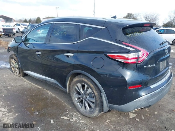 2015 Nissan Murano Platinum with VIN 5N1AZ2MHXFN243537, listed as a IAAI auction lot 41369974 with 130,490 mi miles. Bid and sale history available at carsss.com. Image 3.