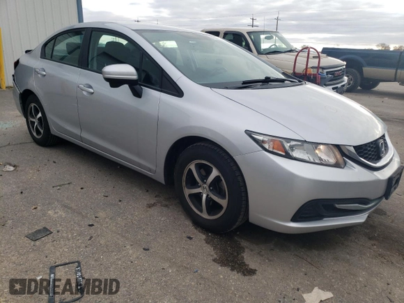 2015 Honda Civic Sedan SE with VIN 2HGFB2F75FH564317, listed as a Copart auction lot 82551864 with 120,074 mi miles and Salvage Title. Bid and sale history available at carsss.com. Image 4.