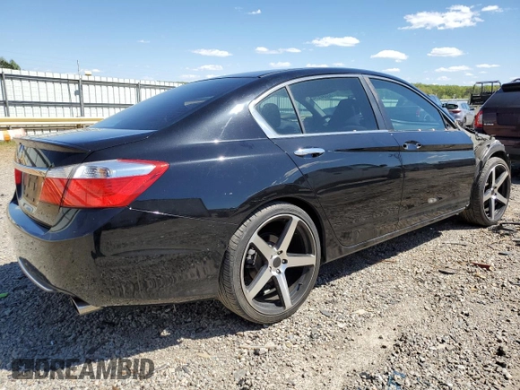 2015 Honda Accord Sport with VIN 1HGCR2F5XFA008516, listed as a Copart auction lot 52334135 with 195,896 mi miles and Salvage Title. Bid and sale history available at DreamBid. Image 3.