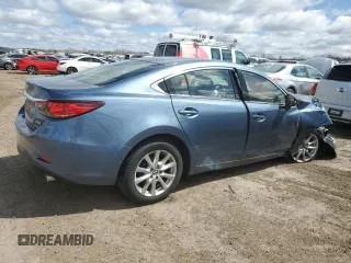 2015 Mazda 6 i Sport with VIN JM1GJ1U64F1163382, listed as a Copart auction lot 53110995 with 90,326 mi miles and Salvage Title. Bid and sale history available at DreamBid. Image 3.