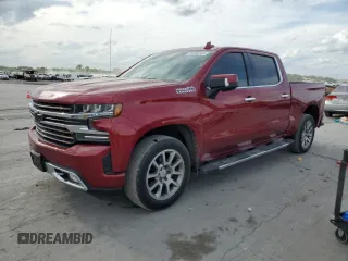 2019 Chevrolet Silverado 1500 High Country with VIN 3GCPWFED8KG257983, listed as a Copart auction lot 54558245 with 99,395 mi miles and Clean Title. Bid and sale history available at carsss.com. Image 1.