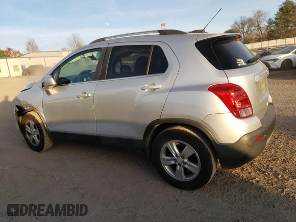 2016 Chevrolet Trax LT with VIN 3GNCJLSB4GL182221, listed as a Copart auction lot 80256694 with 147,789 mi miles and Salvage Title. Bid and sale history available at DreamBid. Image 2.