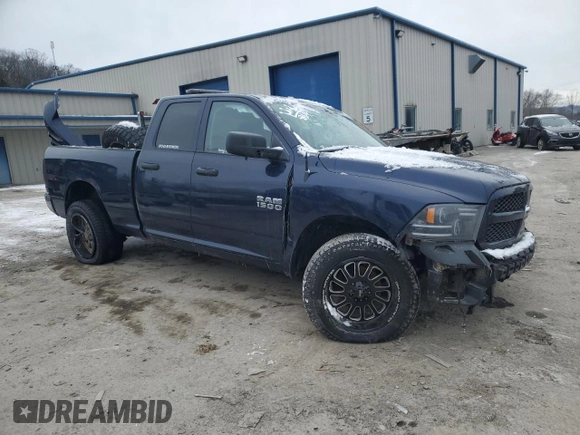 2018 Ram 1500 Express with VIN 1C6RR7FG2JS216035, listed as a Copart auction lot 45927085 with 143,763 mi miles and Salvage Title. Bid and sale history available at carsss.com. Image 4.