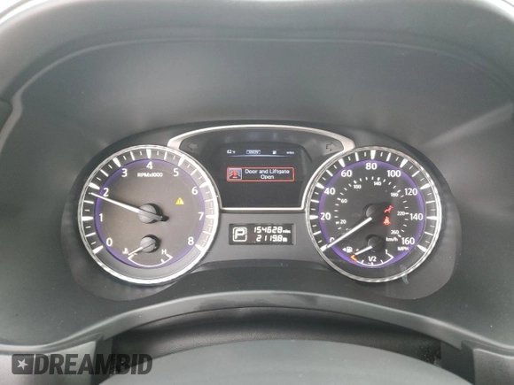 2018 Infiniti QX60 with VIN 5N1DL0MM7JC507219, listed as a Copart auction lot 52627945 with 154,628 mi miles and Salvage Title. Bid and sale history available at DreamBid. Image 9.