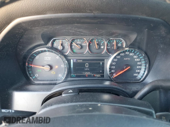 2017 Chevrolet Silverado 1500 LT with VIN 1GCRCREH3HZ340929, listed as a Copart auction lot 41879675 with 112,525 mi miles and Salvage Title. Bid and sale history available at DreamBid. Image 9.