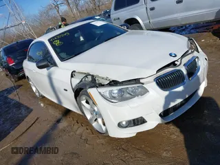 2012 BMW 3 Series 335i with VIN WBADX7C59CE744763, listed as a IAAI auction lot 41632243 with 60,048 mi miles and . Bid and sale history available at DreamBid. Image 1.