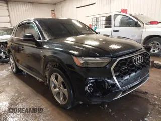 2023 Audi Q5 S line Prestige with VIN WA1FAAFY4P2063959, listed as a IAAI auction lot 41615330 with 38,991 mi miles. Bid and sale history available at carsss.com. Image 1.