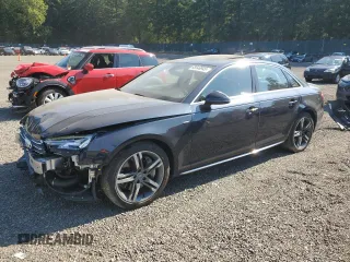 2018 Audi A4 Premium Plus with VIN WAUENAF45JA099222, listed as a Copart auction lot 65546945 with 45,910 mi miles and Salvage title. Bid and sale history available at DreamBid. Image 1.