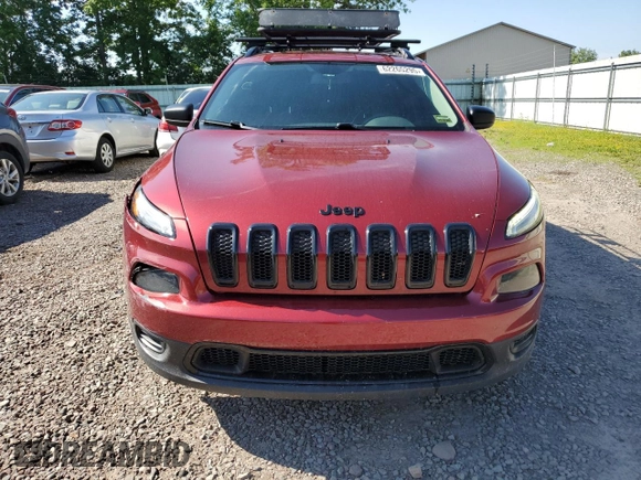 2017 Jeep Cherokee Sport with VIN 1C4PJLAB4HW535371, listed as a Copart auction lot 62265295 with 209,961 mi miles and Salvage title. Bid and sale history available at DreamBid. Image 5.