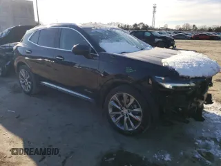 2021 Buick Envision Avenir with VIN LRBFZSR47MD065040, listed as a Copart auction lot 89197335 with 45,888 mi miles and Salvage Title. Bid and sale history available at carsss.com. Image 4.