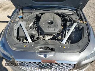 2021 Genesis G70 2.0T with VIN KMTG64LA0MU074883, listed as a Copart auction lot 42581875 with 30,885 mi miles and Non Repairable. Bid and sale history available at carsss.com. Image 11.
