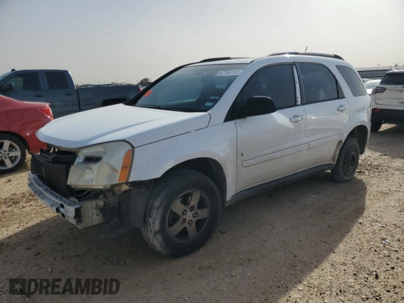 2009 Chevrolet Equinox LS with VIN 2CNDL13F296226877, listed as a Copart auction lot 47758795 with 190,035 mi miles and Salvage Title. Bid and sale history available at carsss.com. Image 1.