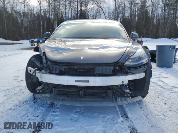 2023 Tesla Model 3 with VIN 5YJ3E1EA7PF496089, listed as a Copart auction lot 87101254 with 42,830 mi miles and Salvage Title. Bid and sale history available at DreamBid. Image 5.