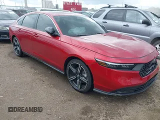 2024 Honda Accord Sport z VIN 1HGCY2F55RA017373, wystawiony jako IAAI lot #42145030 z przebiegiem 14 036 mil mil oraz . Historia ofert i sprzedaży dostępna na DreamBid. Obrazek 1.