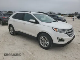 2015 Ford Edge SEL with VIN 2FMTK3J87FBC27296, listed as a Copart auction lot 45955775 with 157,480 mi miles and Salvage Title. Bid and sale history available at carsss.com. Image 4.
