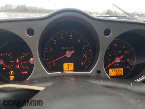 2008 Nissan 350Z with VIN JN1BZ34D78M704359, listed as a Copart auction lot 88781425 with 138,688 mi miles and Salvage Title. Bid and sale history available at carsss.com. Image 9.
