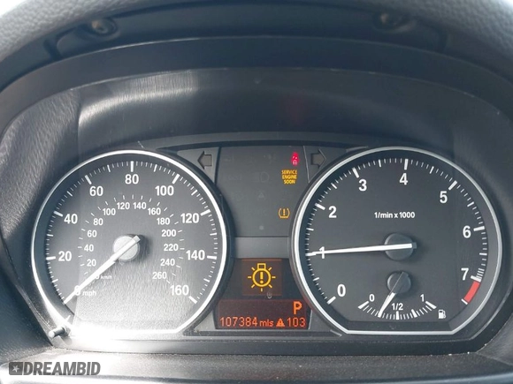 2010 BMW 1 Series 128i with VIN WBAUL7C58AVJ78135, listed as a IAAI auction lot 41615767 with 107,384 mi miles. Bid and sale history available at carsss.com. Image 7.