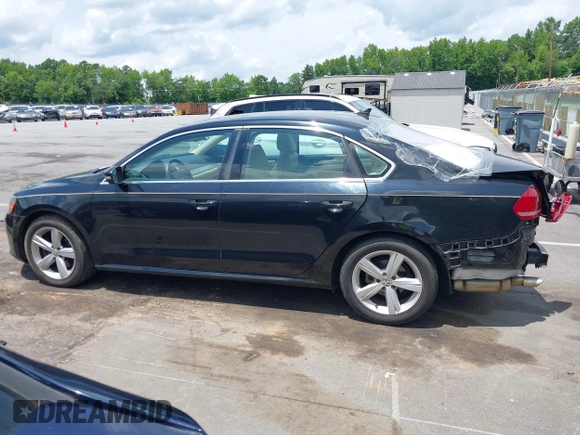 2013 Volkswagen Passat SE with VIN 1VWBP7A34DC114543, listed as a IAAI auction lot 42464549 with 111,146 mi miles and . Bid and sale history available at DreamBid. Image 13.