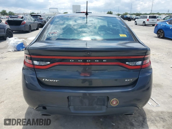 2013 Dodge Dart SXT z VIN 1C3CDFBA9DD335254, wystawiony jako Copart lot #56732595 z przebiegiem Nie podano mil oraz Szkoda całkowita • Salvage title. Historia ofert i sprzedaży dostępna na DreamBid. Obrazek 6.