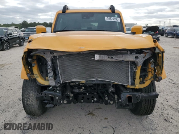 2022 Ford Bronco with VIN 1FMEE5BP5NLB59094, listed as a Copart auction lot 52624595 with 46,101 mi miles and Salvage Title. Bid and sale history available at DreamBid. Image 5.