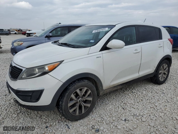 2015 Kia Sportage LX with VIN KNDPBCAC6F7705338, listed as a Copart auction lot 47042935 with 147,010 mi miles and Salvage Title. Bid and sale history available at carsss.com. Image 1.