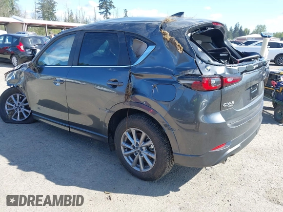 2025 Mazda CX-5 2.5 S Preferred Package with VIN JM3KFBCL8S0603670, listed as a IAAI auction lot 42086282 with 853 mi miles. Bid and sale history available at carsss.com. Image 3.