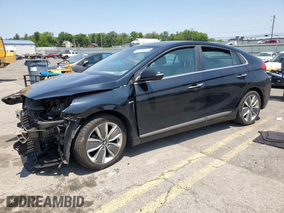 2017 Hyundai Ioniq Limited z VIN KMHC85LC4HU021247, wystawiony jako Copart lot #59724515 z przebiegiem Nie podano mil oraz Szkoda całkowita • Salvage title. Historia ofert i sprzedaży dostępna na DreamBid. Obrazek 1.