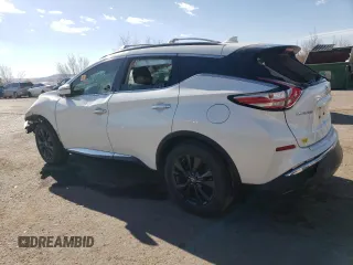 2018 Nissan Murano SV z VIN 5N1AZ2MG7JN175584, wystawiony jako Copart lot #43353675 z przebiegiem Nie podano mil oraz Nie do naprawy • Non repairable. Historia ofert i sprzedaży dostępna na DreamBid. Obrazek 2.