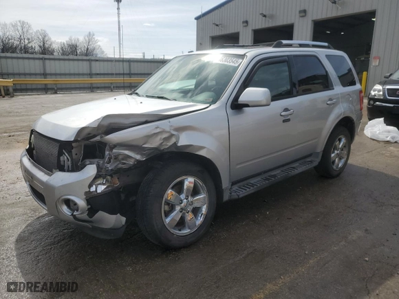2010 Ford Escape Limited with VIN 1FMCU9EG4AKC24823, listed as a Copart auction lot 46303545 with 106,762 mi miles and Salvage Title. Bid and sale history available at carsss.com. Image 1.