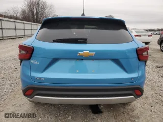 2025 Chevrolet Trax LT with VIN KL77LHEP9SC065664, listed as a Copart auction lot 44546065 with 3,243 mi miles and Salvage Title. Bid and sale history available at carsss.com. Image 6.