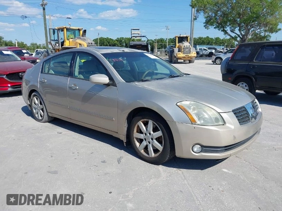 2004 Nissan Maxima SL with VIN 1N4BA41E14C931267, listed as a IAAI auction lot 41911875 with 129,161 mi miles. Bid and sale history available at carsss.com. Image 1.