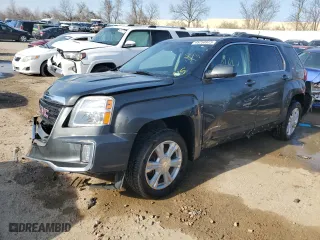 2017 GMC Terrain SLE with VIN 2GKALNEK7H6158989, listed as a Copart auction lot 45750973 with 0 mi miles and Salvage Title. Bid and sale history available at carsss.com. Image 1.