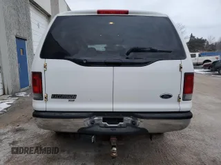 2003 Ford Excursion XLT with VIN 1FMNU41S53ED48526, listed as a Copart auction lot 41813965 with 190,952 mi miles and Salvage title. Bid and sale history available at DreamBid. Image 6.