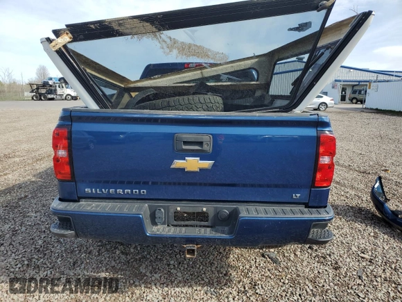 2018 Chevrolet Silverado 1500 LT with VIN 1GCVKREC4JZ247364, listed as a Copart auction lot 54399465 with 51,339 mi miles and Salvage Title. Bid and sale history available at DreamBid. Image 6.