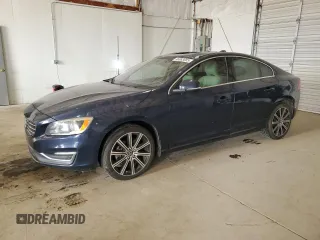 2015 Volvo S60 T6 Drive-E with VIN YV149MFK2F1341338, listed as a Copart auction lot 46083085 with 97,766 mi miles and Salvage Title. Bid and sale history available at carsss.com. Image 1.