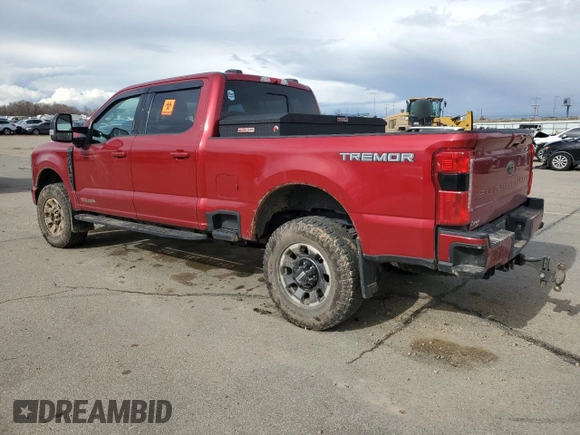 2023 Ford F-250 XL with VIN 1FT8W2BM3PED36980, listed as a Copart auction lot 49450125 with 57,760 mi miles and Salvage Title. Bid and sale history available at DreamBid. Image 2.