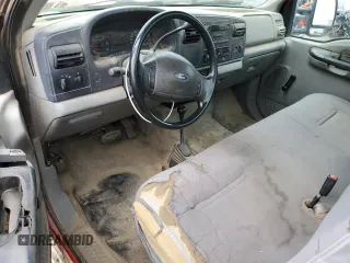 2005 Ford Super Duty F-250 XL with VIN 1FTNF21585EB24568, listed as a Copart auction lot 72561054 with 147,449 mi miles and Salvage Title. Bid and sale history available at carsss.com. Image 8.