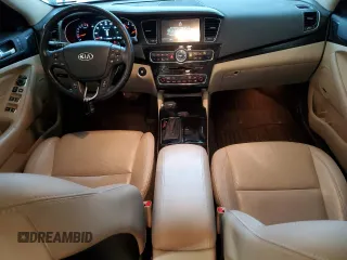 2014 Kia Cadenza Premium with VIN KNALN4D72E5128132, listed as a Copart auction lot 86681784 with 90,950 mi miles and Salvage Title. Bid and sale history available at carsss.com. Image 8.