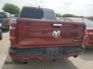 2019 Ram 1500 Limited with VIN 1C6SRFHT4KN588126, listed as a Copart auction lot 48947455 with 145,773 mi miles and Clean title. Bid and sale history available at DreamBid. Image 6.