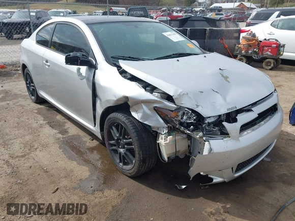 2010 Scion tC with VIN JTKDE3B75A0308354, listed as a IAAI auction lot 41811355 with 152,369 mi miles. Bid and sale history available at carsss.com. Image 1.
