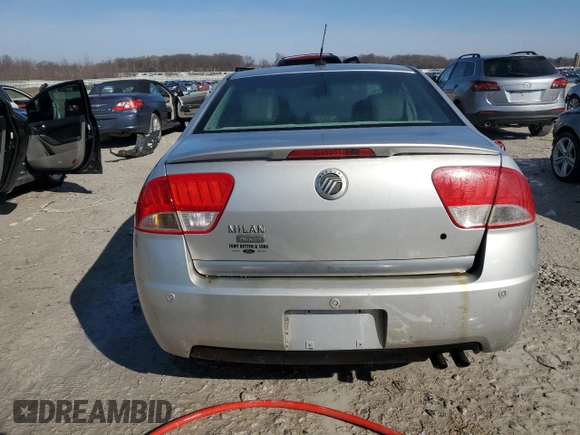 2011 Mercury Milan Premier with VIN 3MEHM0JA6BR603776, listed as a Copart auction lot 48923895 with 247,088 mi miles and Clean title. Bid and sale history available at DreamBid. Image 6.