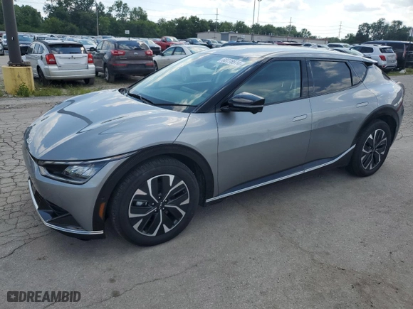 2022 Kia EV6 Wind with VIN KNDC3DLC1N5079528, listed as a Copart auction lot 60778514 with 15,168 mi miles and Salvage Title. Bid and sale history available at carsss.com. Image 1.