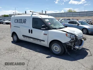 2022 Ram ProMaster City Cargo Tradesman with VIN ZFBHRFAB9N6X63508, listed as a Copart auction lot 54711634 with 22,707 mi miles and Salvage Title. Bid and sale history available at DreamBid. Image 4.