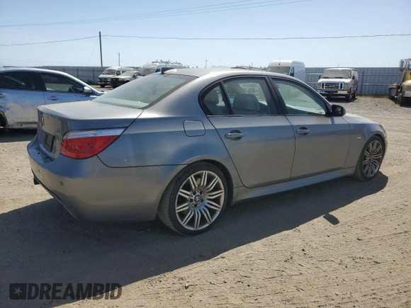 2008 BMW 5 Series 550i with VIN WBANW53598CT51425, listed as a Copart auction lot 54064475 with 124,391 mi miles and Clean Title. Bid and sale history available at carsss.com. Image 3.