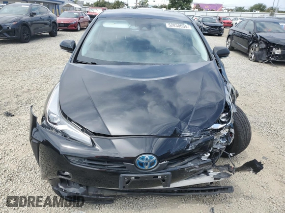 2020 Toyota Prius L Eco z VIN JTDKARFU1L3113480, wystawiony jako Copart lot #52830035 z przebiegiem Nie podano mil oraz Szkoda całkowita • Salvage title. Historia ofert i sprzedaży dostępna na DreamBid. Obrazek 5.
