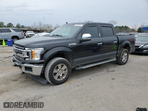 2020 Ford F-150 XL with VIN 1FTEW1E54LKE55960, listed as a Copart auction lot 44370224 with Not provided miles and Salvage title. Bid and sale history available at DreamBid. Image 1.