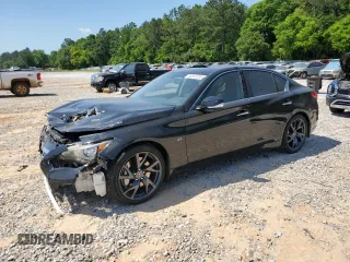 2015 Infiniti Q50 Premium z VIN JN1BV7APXFM339271, wystawiony jako Copart lot #53692335 z przebiegiem 90 435 mil mil oraz Szkoda całkowita • Salvage title. Historia ofert i sprzedaży dostępna na DreamBid. Obrazek 1.