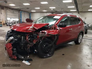 2016 Nissan Rogue SV with VIN KNMAT2MV5GP637450, listed as a IAAI auction lot 41613580 with 109548 miles. Bid and sale history available at carsss.com. Image 18.