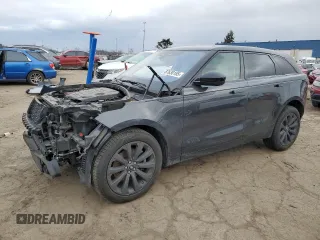 2021 Land Rover Range Rover Velar S with VIN SALYJ2EX2MA310984, listed as a Copart auction lot 87630185 with 0 mi miles and Salvage Title. Bid and sale history available at carsss.com. Image 1.