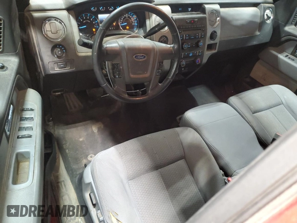 2012 Ford F-150 XL with VIN 1FTFW1ETXCFA43859, listed as a Copart auction lot 53004865 with 244,489 mi miles and Clean Title. Bid and sale history available at carsss.com. Image 8.